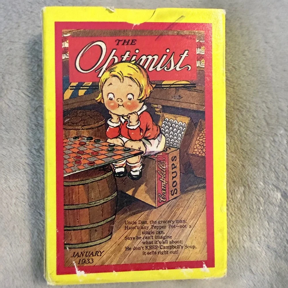 Vintage 1993 Campbell's Soup‎ Optimist Playing Cards Advertising Deck